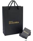 Łańcuszek srebrny duży medalik komunijny Matka Boska na Komunię dla chłopca