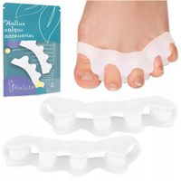 Żelowe separatory stopy na 5 palców kliny na haluksy zachodzące palce PARA