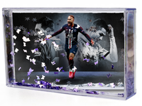 Akwarium - Ramka wodna 3D - Messi, Ronaldo, Neymar