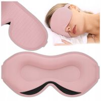 OPASKA NA OCZY DO SPANIA MASKA 3D REGULOWANA LEKKA 100% ZACIEMNIENIA