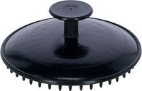 Zgrzebło z wypustkami gumowymi, czarny, Covalliero