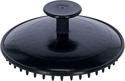 Zgrzebło z wypustkami gumowymi, czarny, Covalliero na Arena.pl