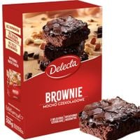 Delecta CIASTO BROWNIE MOCNO CZEKOLADOWE 0,55kg 550g mieszanka