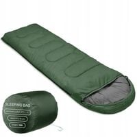 ŚPIWÓR TURYSTYCZNY MUMIA 1,6KG CIEPŁY KOŁDRA Z KAPTUREM POKROWIEC