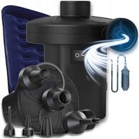 sp43 elektryczna pompka do basenu piłki materac 12v + końcówki roweru auta