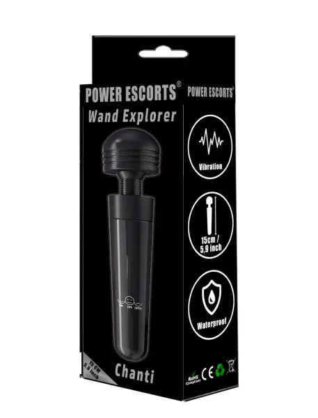 Wnd Explorer -Chanti-Vibrator 15cm-Black zdjęcie 1