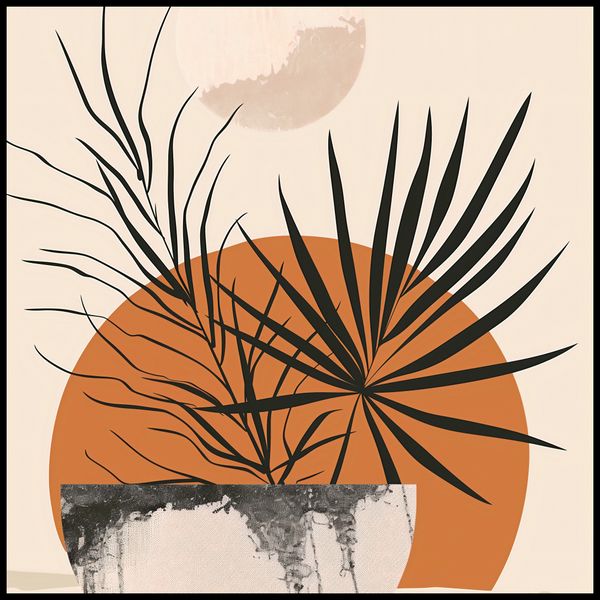 Plakat 90x90cm Palmowy Zachód zdjęcie 2