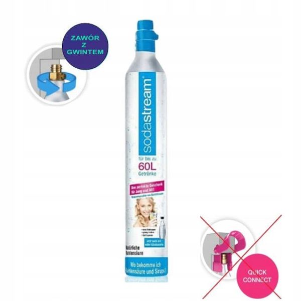 Nabój CO2 SodaStream do saturatora 425 g zdjęcie 2