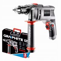 Wiertarka udarowa 650W, walizka, GRAPHITE 58G726