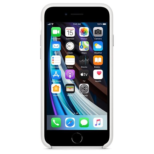 Apple Silicone Case - Etui do iPhone SE (2. gen.) (biały) na Arena.pl