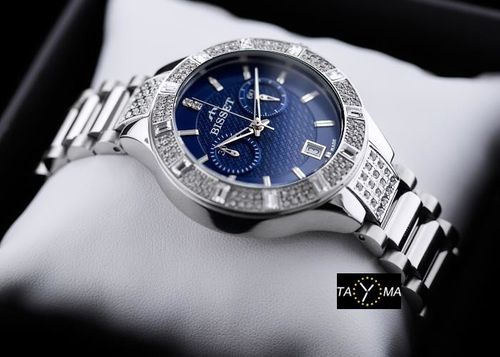 BISSET BSBE18 - silver/blue (zb547b) na Arena.pl