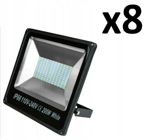 8x NAŚWIETLACZ HALOGEN 200W na Arena.pl