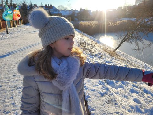 TuTu szalik na zimę dla dzieci pętelka futerkowy szary na Arena.pl