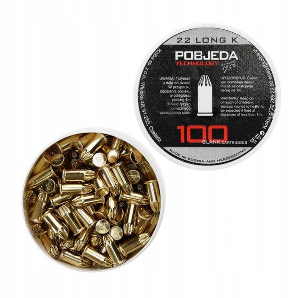 AMUNICJA LONG KALIBER 6 MM POBJEDA - 100 SZTUK zdjęcie 3