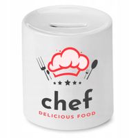 Skarbonka Dla Kucharza Delicious Food Prezent Z Nadrukiem Ze Zdjęciem