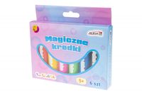 magiczne kredki, 6 kolorów podstawowych
