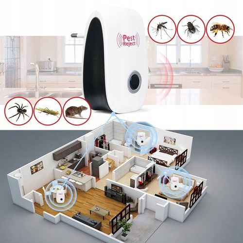 4 x WTYCZKA-ULTRADŹWIĘKOWY ODSTRASZACZ Szkodników, Myszy, Karaluchy, na Arena.pl