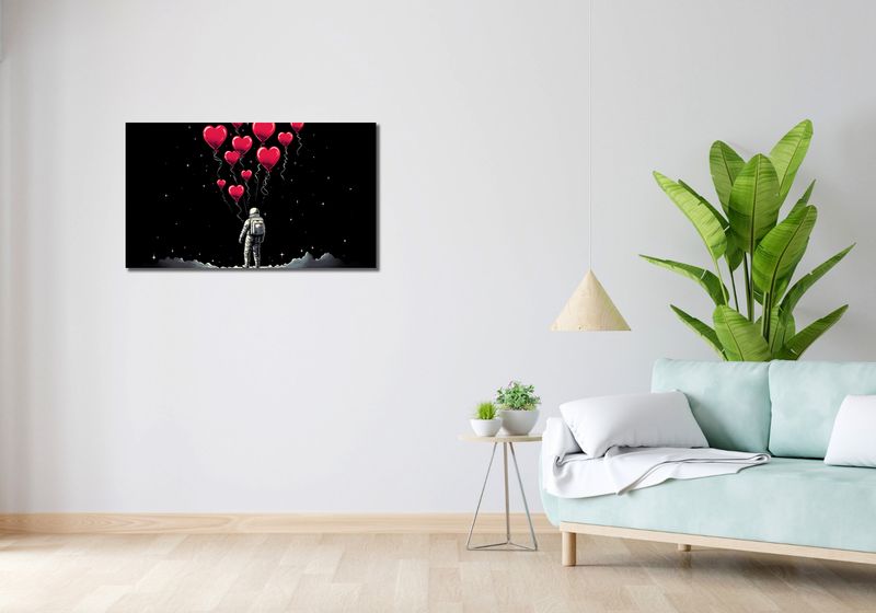 Obraz 90x50cm Astronauta Własnych Celi zdjęcie 2
