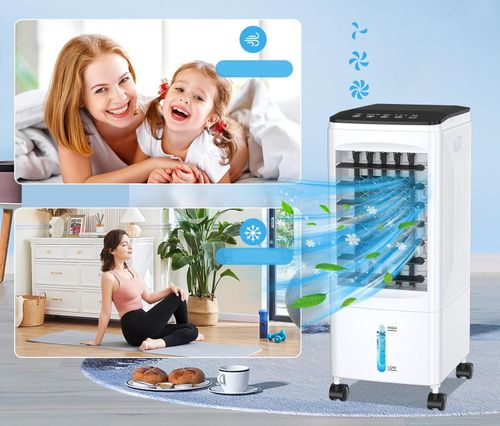 UŻYWANE Klimatyzator przenośny wodny 60W bez rury 6L z pilotem i timerem 7h na Arena.pl