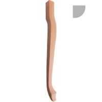 Noga drewniana do stołów Styl Ludwika XV F990004 Kolor pokrycia - Buk, Długość / Wysokość - 73,5 cm, Materiał - Drewno