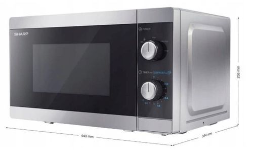 Kuchenka mikrofalowa Sharp YC-MS01ES 20l 800W Timer na Arena.pl