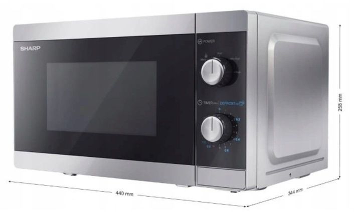 Kuchenka mikrofalowa Sharp YC-MS01ES 20l 800W Timer zdjęcie 3