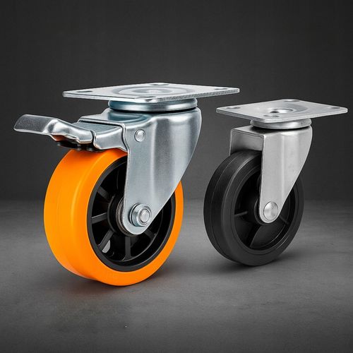 OBROTOWE KÓŁKA PRZEMYSŁOWE Z HAMULCEM DO DUŻYCH OBCIĄŻEŃ 460Kg 100mm na Arena.pl