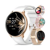 Smartwatch Angelo Watches złoty AMOLED ciśnieniomierz wielokolorowy