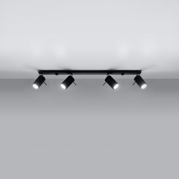 Plafon RING 4L czarny zdjęcie 2