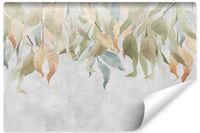 Fototapeta Do Salonu LIŚCIE Tropikalne Natura Beton 90cm x 60cm