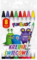 Kredki Świecowe, 8 Kolorów