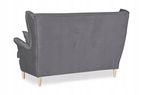 Zestaw wypoczynkowy mebli uszak Ari sofa fotele pufy Family Meble komplet na Arena.pl