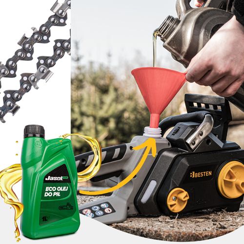 PIŁA ŁAŃCUCHOWA PILARKA ELEKTRYCZNA DO DREWNA 2400W PROWADNICA 40CM + OLEJ na Arena.pl