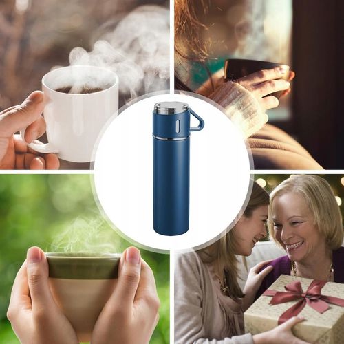 Termos Kubek Termiczny 500ml Na Gorące Napoje 12H Stal Nierdzewna 304 na Arena.pl