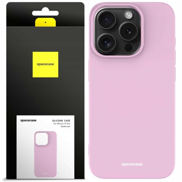 Spacecase Silicone Case Iphone 15 Pro Lilac zdjęcie 1