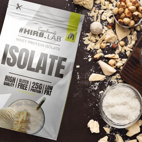 Izolat Białka BIAŁKO 700 g WPI Whey Protein Isolate Biała Czekolada Hiro na Arena.pl