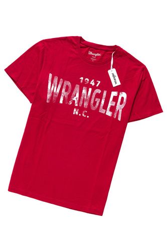 WRANGLER TEE RED W7A51FK47 L na Arena.pl