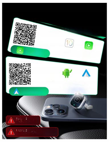 Bezprzewodowy Adapter Carplay Android Auto 2W1 Iphone Usb Usb-C Ios Do Auta na Arena.pl