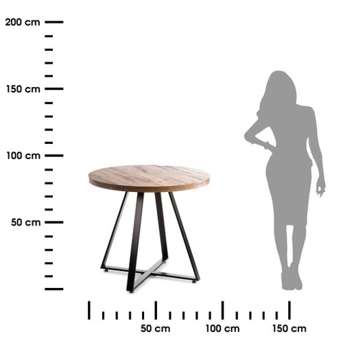 Okrągły stół Suri Black Oak na Arena.pl