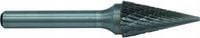 frez vhm forma m: stożek szpiczasty z-uni 12x25x6mm
