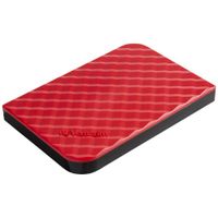 dysk zewnętrzny verbatim store n go usb  3.0 hdd 1tb czerwony 53203