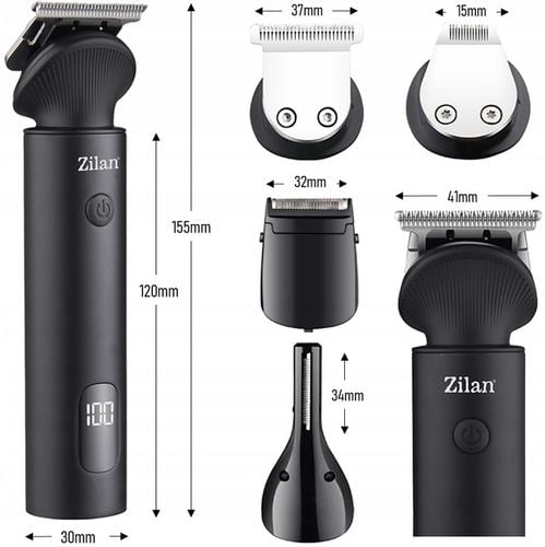 TRYMER GOLARKA STRZYŻENIE GOLENIE BRODY WŁOSÓW BEZPRZEWODOWA XXL USB 16W1 na Arena.pl