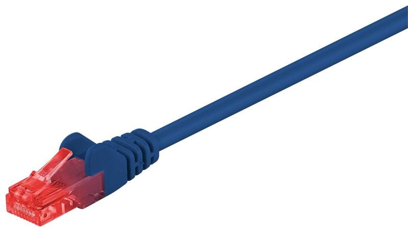 MicroConnect U/UTP CAT6 1M Blue PVC zdjęcie 1