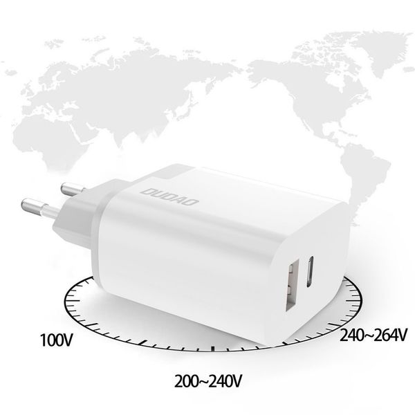 Ładowarka sieciowa USB / USB Typ C 3.0 3A 22,5W zdjęcie 2