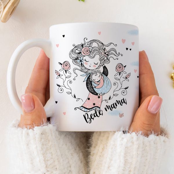 Kubek z nadrukiem - Będę mamą zdjęcie 1