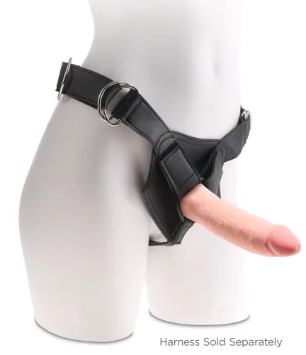 king cock plus model 7" triple density jasny beż 18 cm z przyssawką na Arena.pl