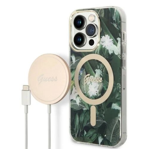 Zestaw Etui + Ładowarka MagSafe do iPhone 14 Pro Guess Bundle Pack na Arena.pl