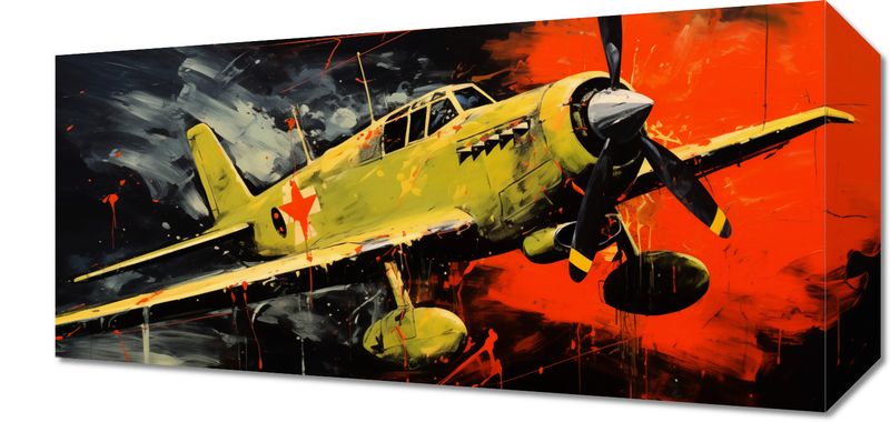 Obraz 40x20cm Barwny Przelot zdjęcie 1