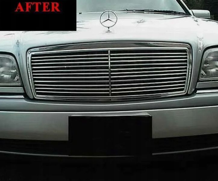 1994-2000 MERCEDES C CLASS- LIstwy chrom grill chromowan zdjęcie 1