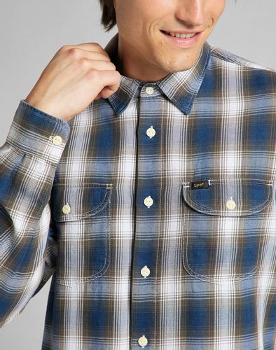 LEE WORKER SHIRT SERPICO GREEN L68HMJOJ M na Arena.pl